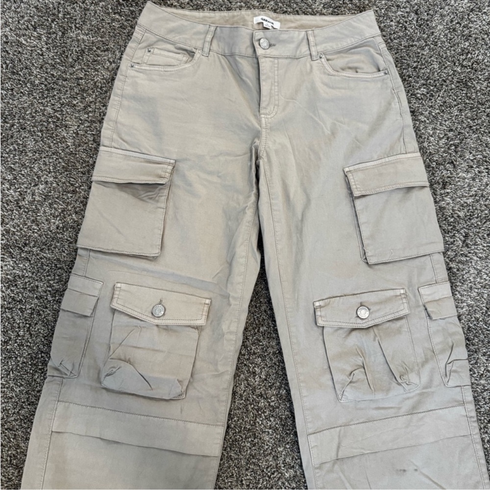 Garage Light Tan Cargo Trousers